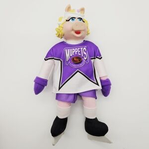 VINTAGE | 1995 McDonald's Miss Piggy Muppets NHL hockey toy